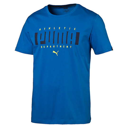 Футболка Athletic Tee Футболка Athletic TeeФутболки и майки<br>Толстовка PUMA Hero FZ Hoody FL<br>ТолстовкаPUMA Hero FZ Hoody FL от Puma - это классическая и стильная мужская толстовка, которая станет удобной спортивной и повседневной одеждой для современных мужчин, предпочитающих жить быстро и успевать больше. Технология dryFLEECE обеспечивает сухость и тепло.<br><br>Коллекция: Осень-зима 2016<br>Состав: 60% хлопок, 40% полиэстер; флис<br>Технологии: dryCELL, dryFLEECEЦвета: белый, красный, голубой, черный<br>Страна-производитель: Китай<br><br><br>size RU: 48-50<br>gender: Male