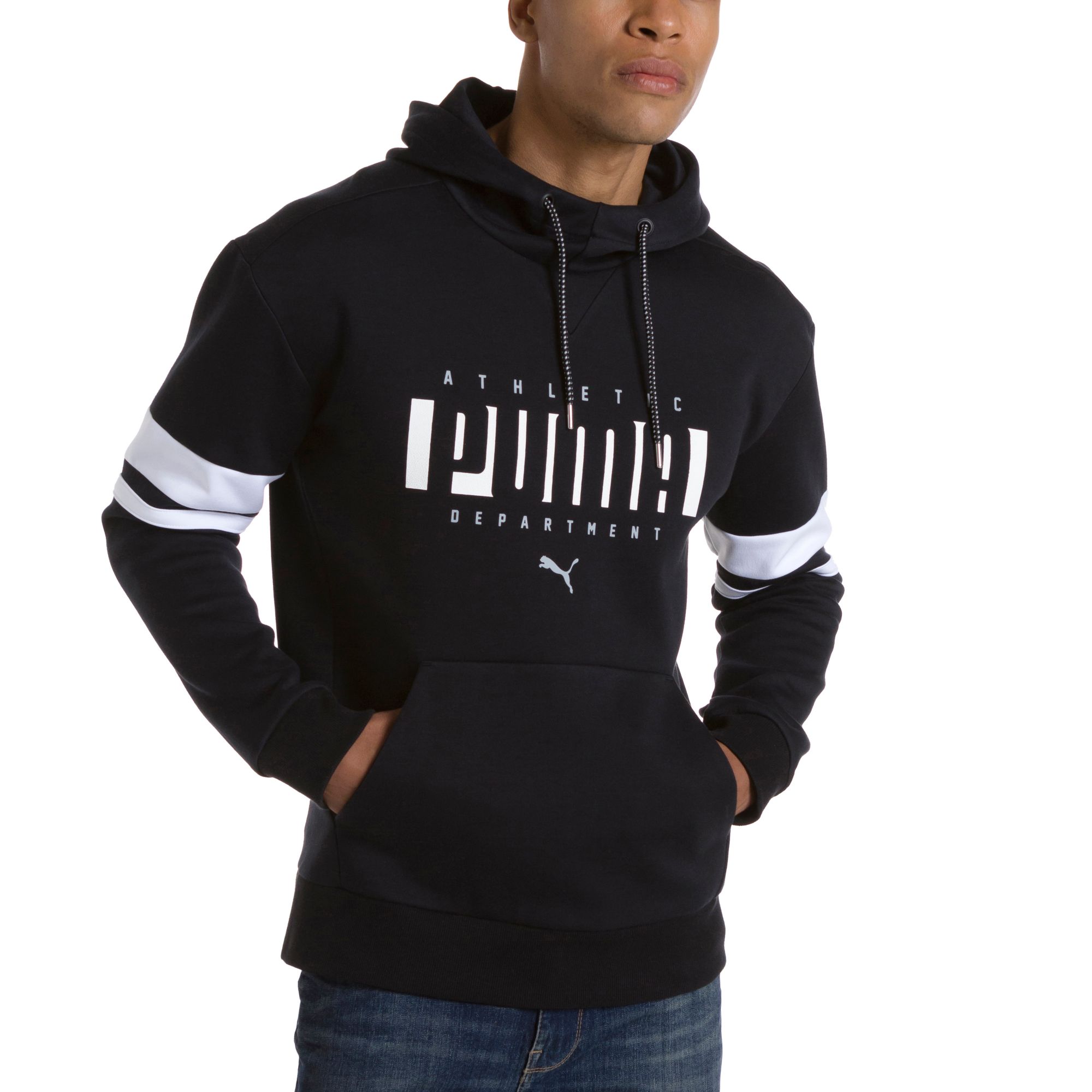 PUMA Style Athletic Menâs Hoodie Basics Sweat Male New | eBay