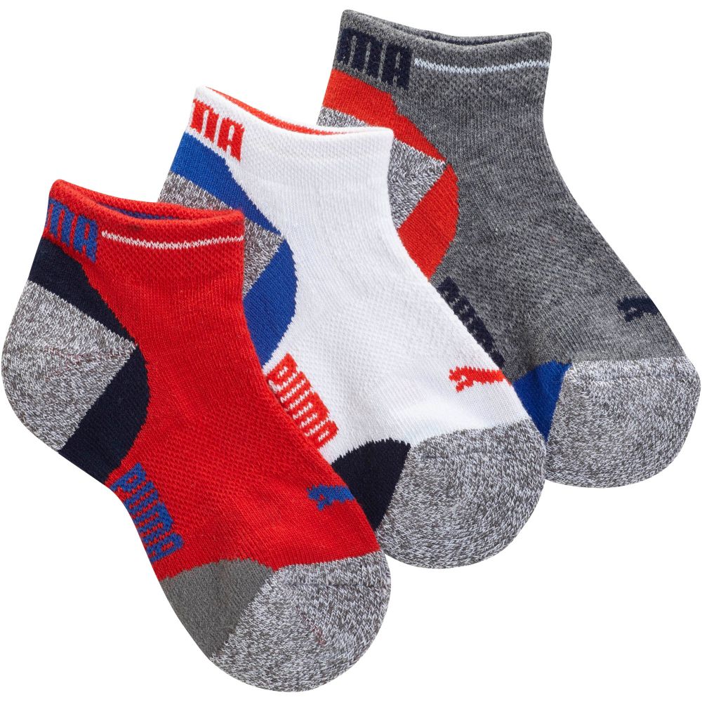 PUMA Mesh Top Boys' Low Cut Socks (3 Pack) eBay