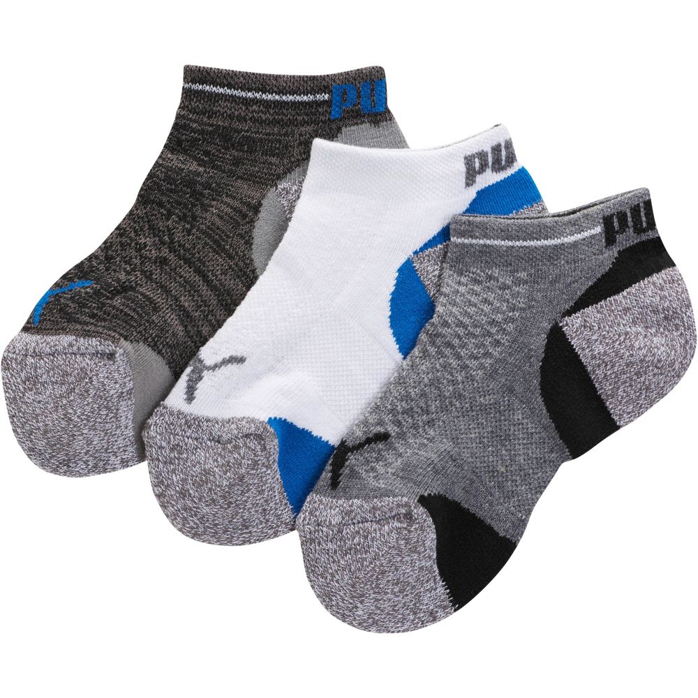 PUMA Mesh Top Boys' Low Cut Socks (3 Pack) | eBay