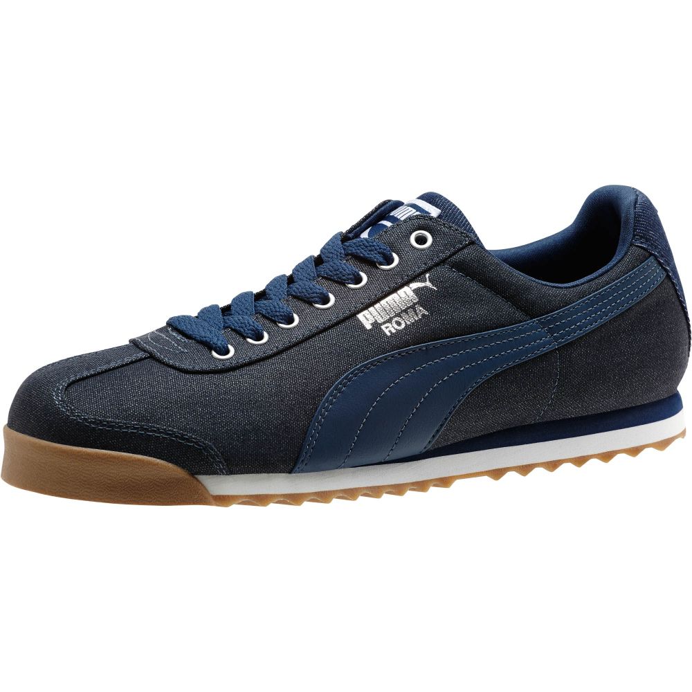 PUMA Roma Waxed Denim Men's Sneakers | eBay