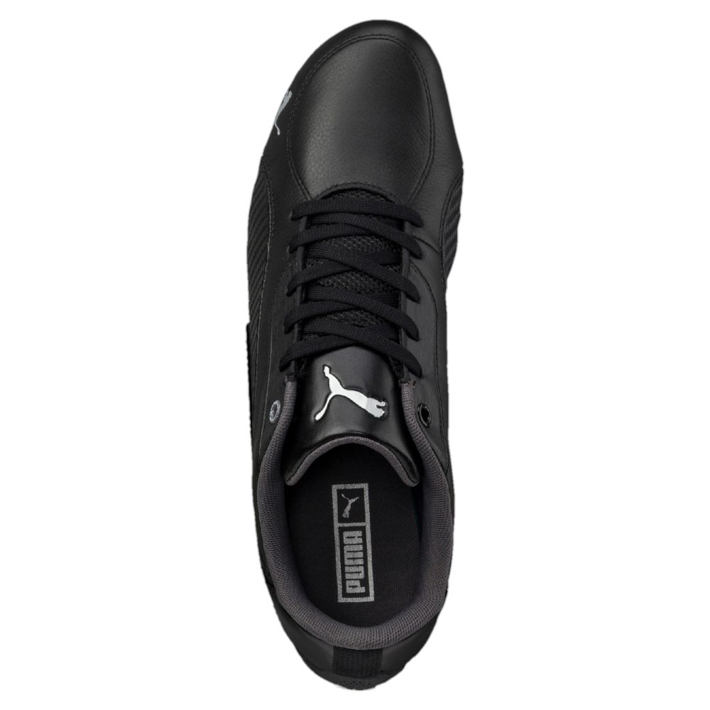 PUMA Drift Cat 5 Carbon Mens Black Leather Lace up SNEAKERS Shoes 8 | eBay