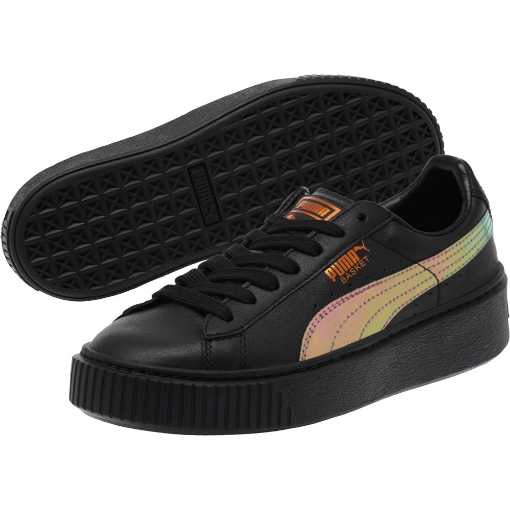 PUMA Basket Platform Rainbow JR Sneakers | eBay