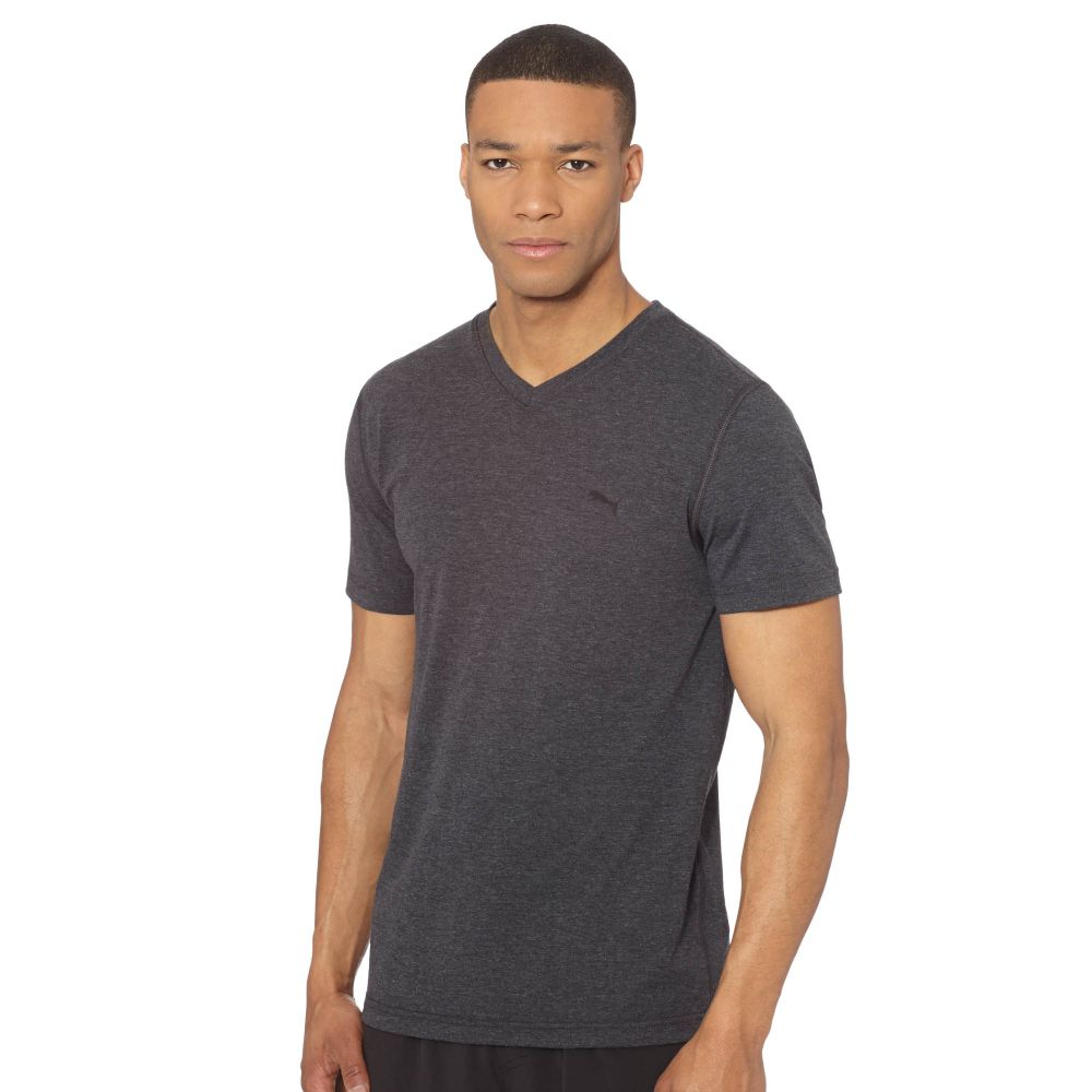 PUMA Essential V-Neck T-Shirt | eBay