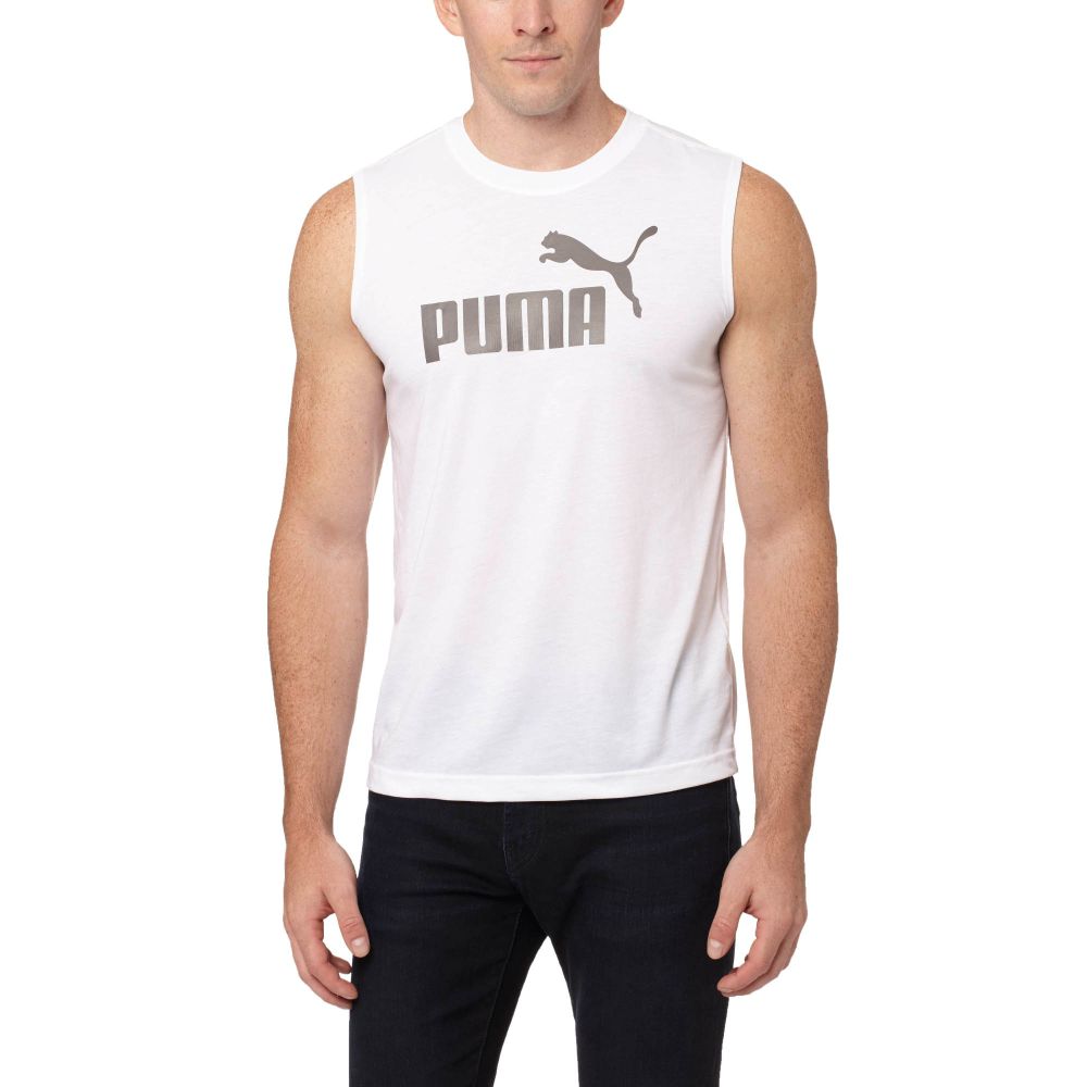 PUMA Essential No. 1 Logo Sleeveless T-Shirt | eBay