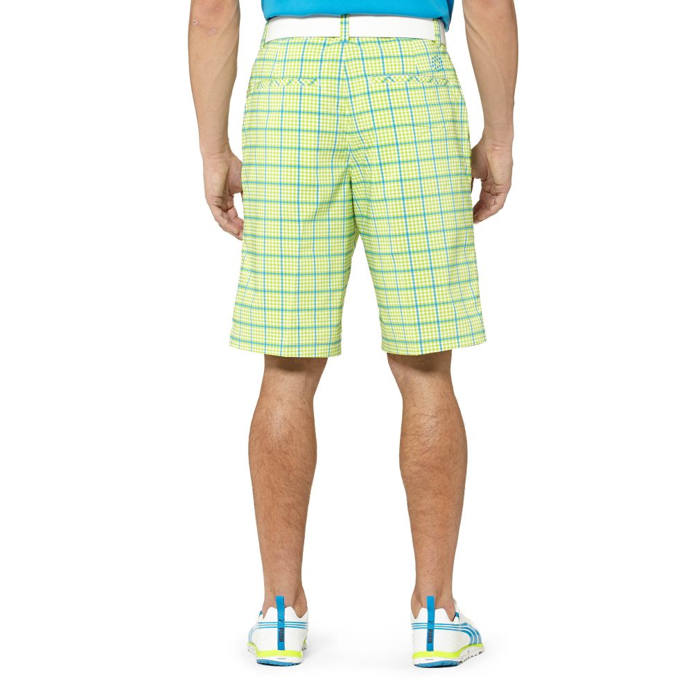 PUMA Tech Plaid Golf Bermuda Shorts | eBay