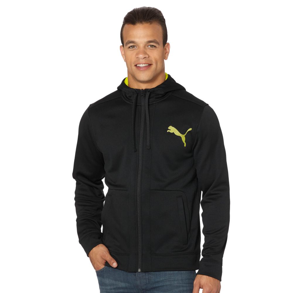 PUMA Zip-Up Poly Fleece Hoodie | eBay