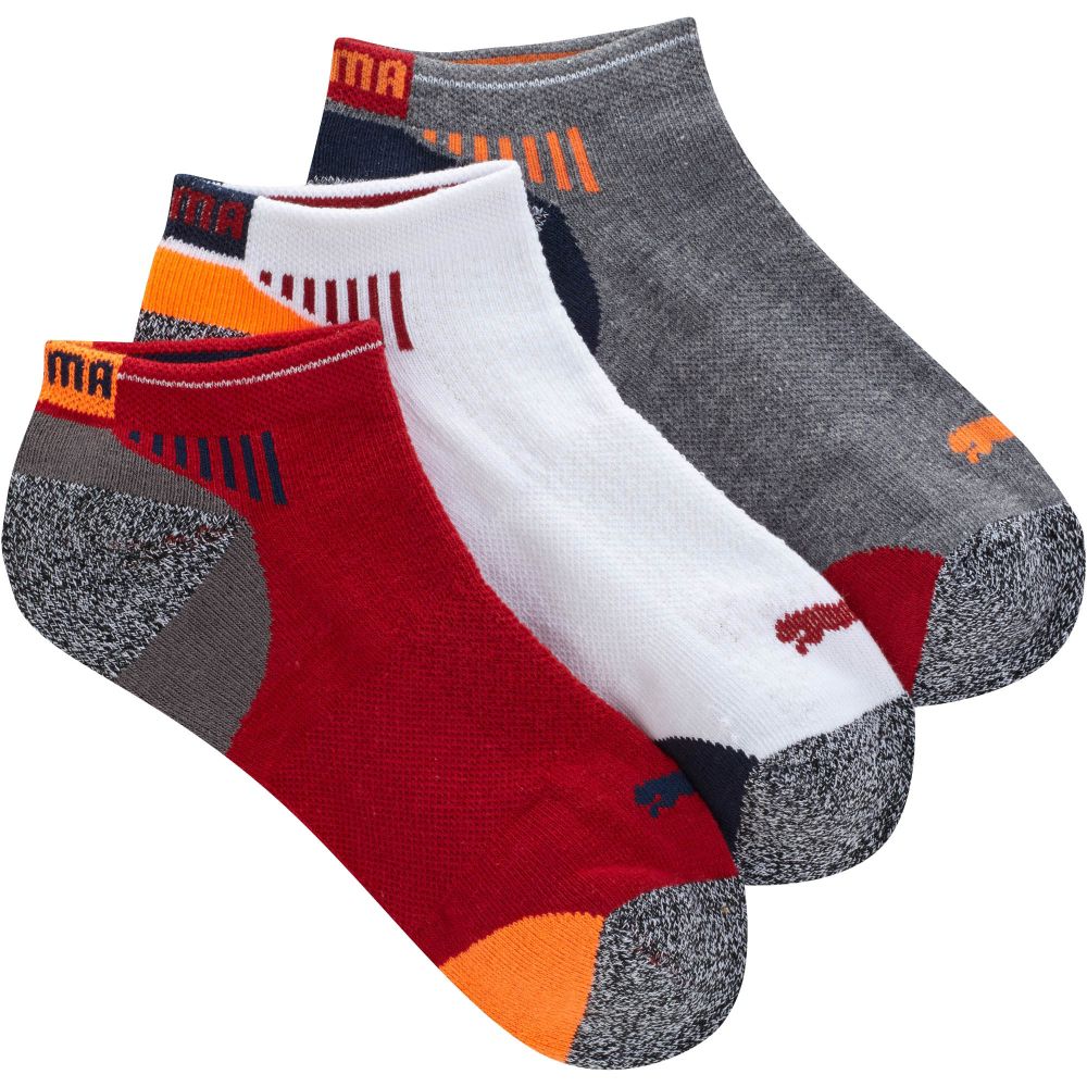 PUMA Mesh Top Boys' Low Cut Socks (3 Pack) | eBay